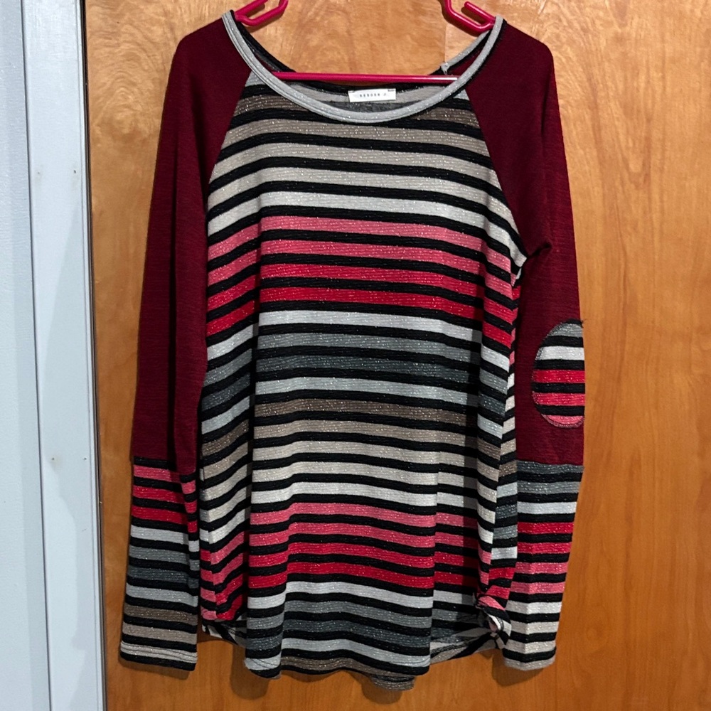 Striped Long Sleeve Top